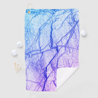  Two Tone Purple Marble Look Golf Towel