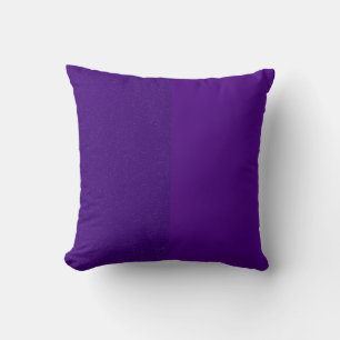Two-Tone Purple Noise-Effect Throw Pillow (Custom)
