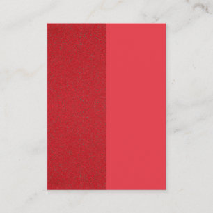 Two-Tone Red Flat Place Cards – Customisable