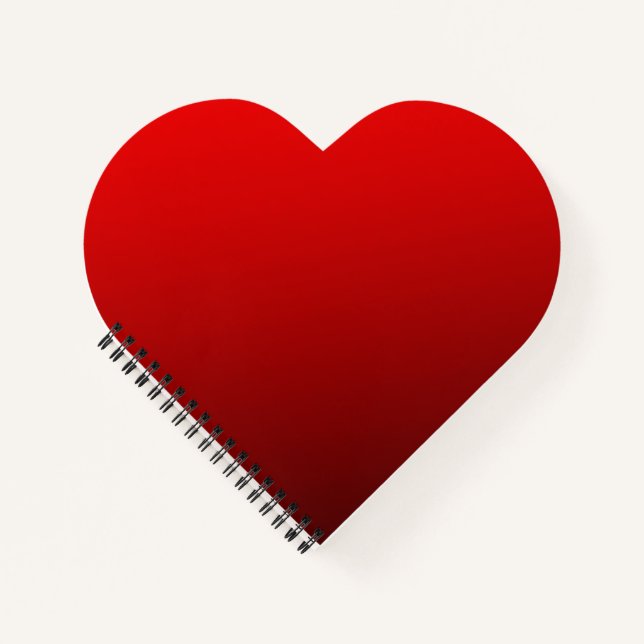 Two Tone Red  Notebook (Front)