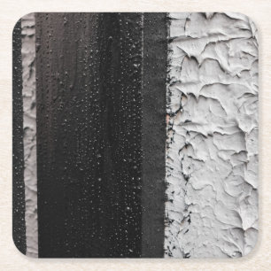 two tone square paper coaster