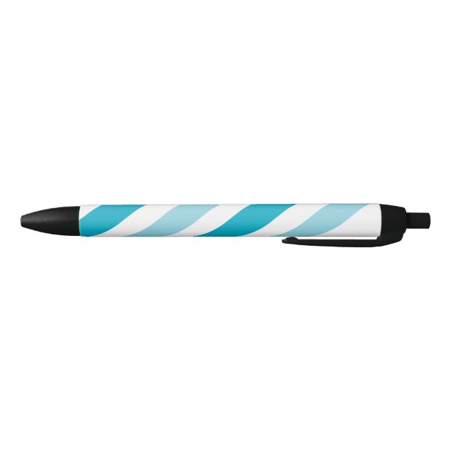 Two-tone Striped  Black Ink Pen (Bottom)