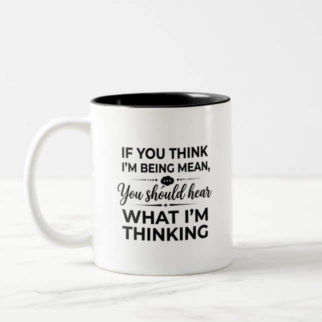 Two-Tone Think Outside the Cup Mug (Left)
