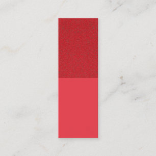 Two-Tone Tomato Red Calling Card – Customisable