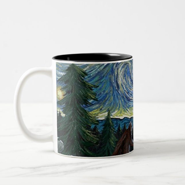 Two Toned Bigfoot Painting Mug (Left)