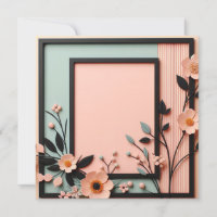 Two-toned dimensional Floral