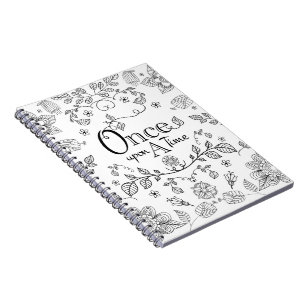 Two Toned Once Upon A Time Notebook