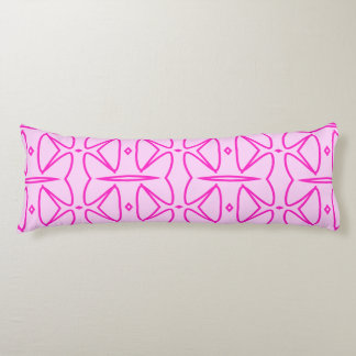 Two Toned Pink Pattern Body Pillow