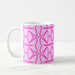 Two Toned Pink Pattern Mug