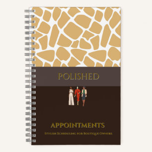 Two Toned Polished Appointment Notebook