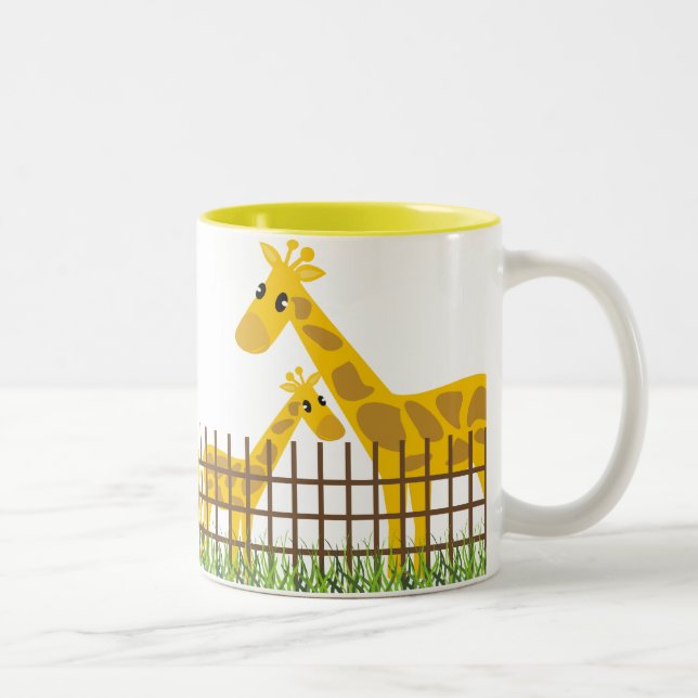 Two (Too) Cute Giraffes Mugs (Right)