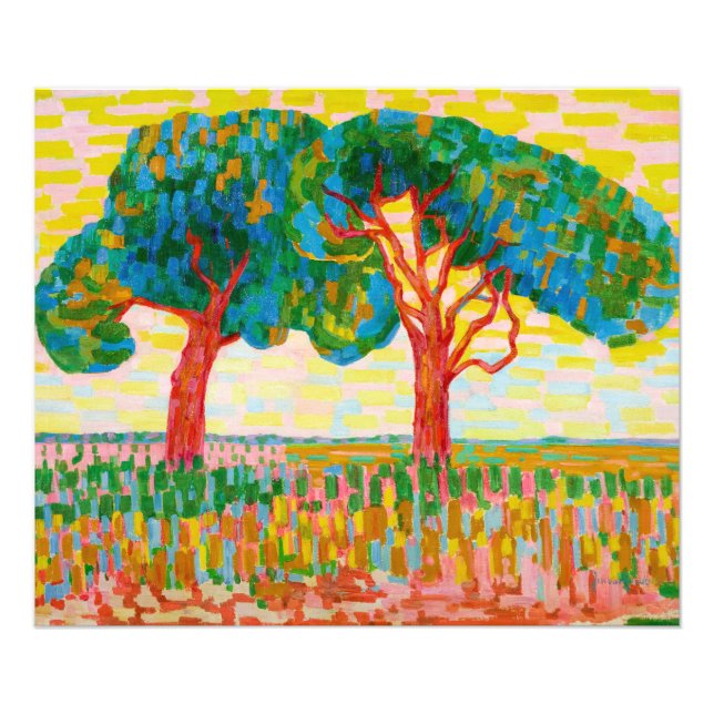 Two Trees, 1910 by Jacoba van Heemskerck  Photo Print (Front)