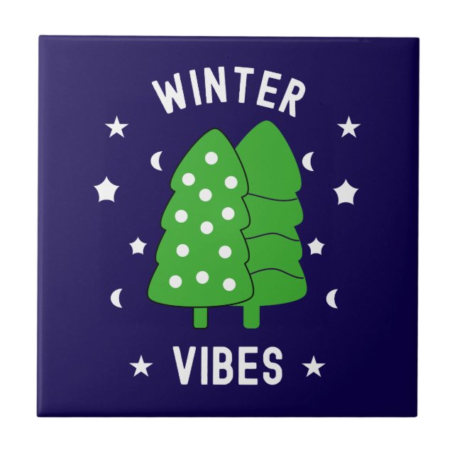 Two Trees Winter Vibes Tile (Front)