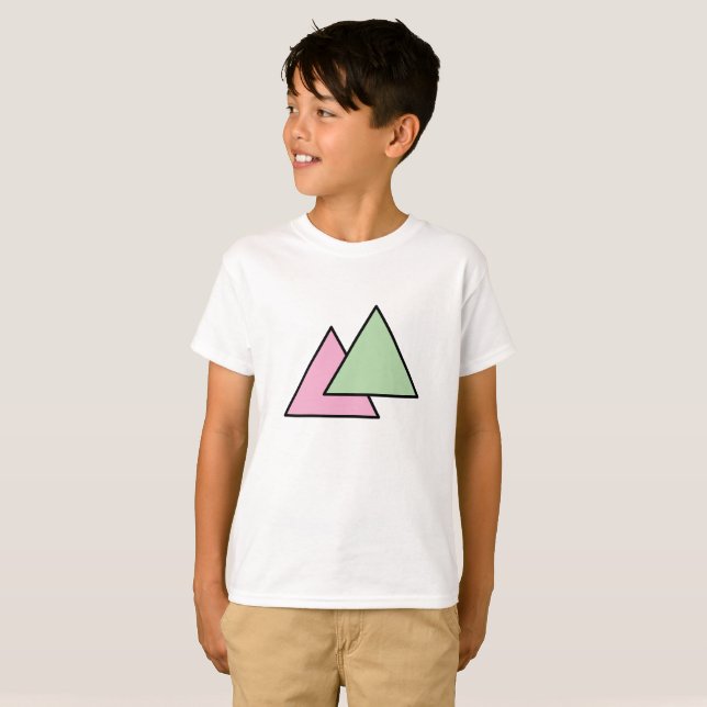 Two triangle chain T-Shirt (Front Full)
