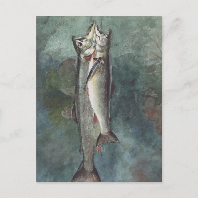 Two Trout Postcard (Front)