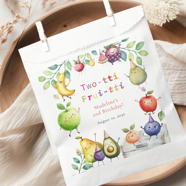 Two-tti Frutti Cute Fruits 2nd Birthday Party Favour Bags (Creator Uploaded)