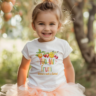 Two-tti frutti girl 2nd birthday party baby T-Shirt