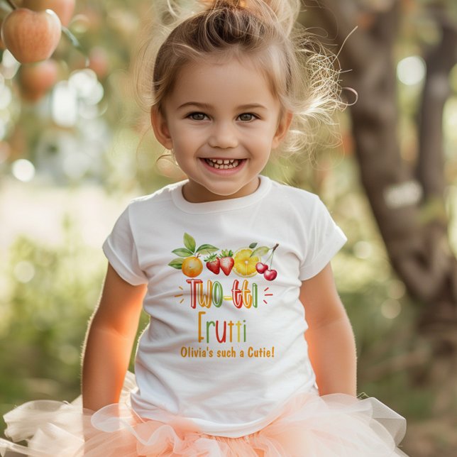 Two-tti frutti girl 2nd birthday party baby T-Shirt (Creator Uploaded)
