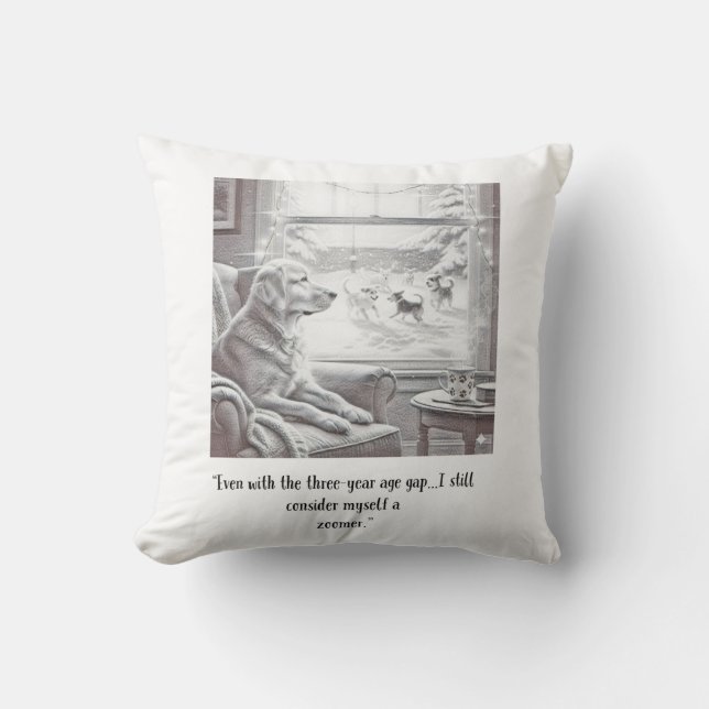 Two Tunnels Dog Pillow  (Front)