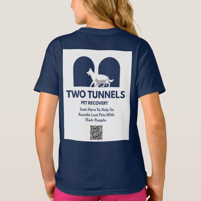 Two Tunnels Kids T-shirt  (Back)