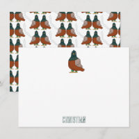 Two Turtle Doves Cute Bird Custom 