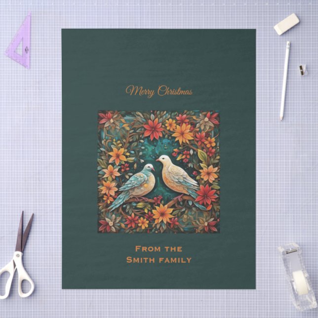 Two Turtle Doves Tissue Paper (Craft)