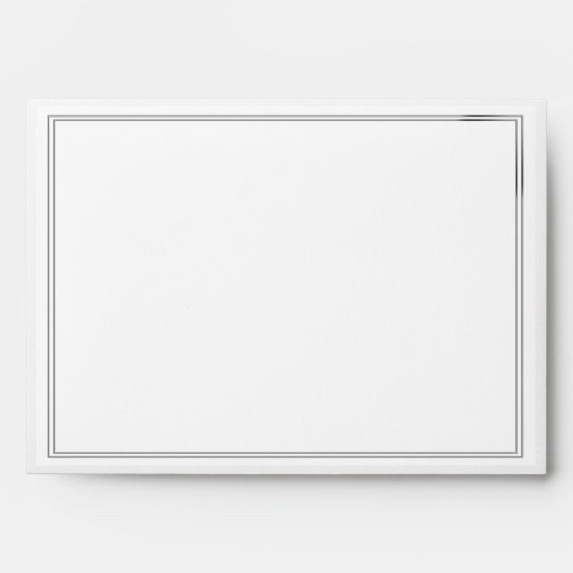 Two Tuxedo Groom Gay Wedding Envelope (Front)