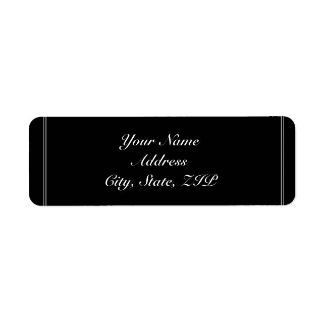 Two Tuxedos with Red Rose Return Address (Front)