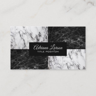 Two Types of Marble Business Card