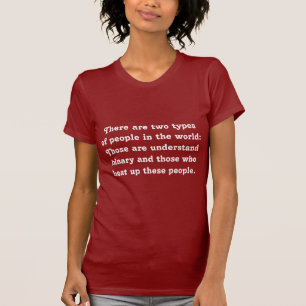 Two Types of People Funny Binary (Bully vs. Nerd) T-Shirt