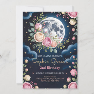 Two Under the Moonlight Invitation