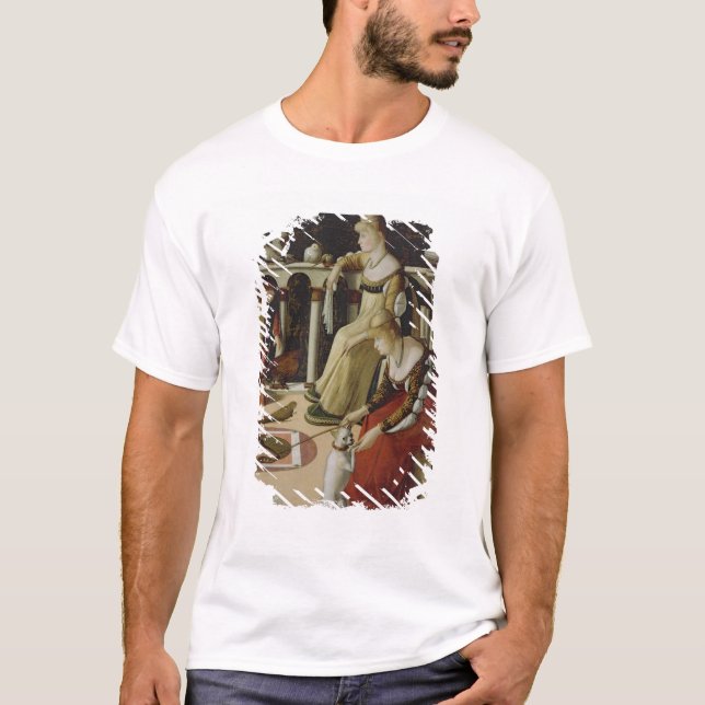 Two Venetian Ladies (panel) T-Shirt (Front)