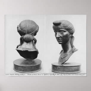Two views of a bust of Livia Poster