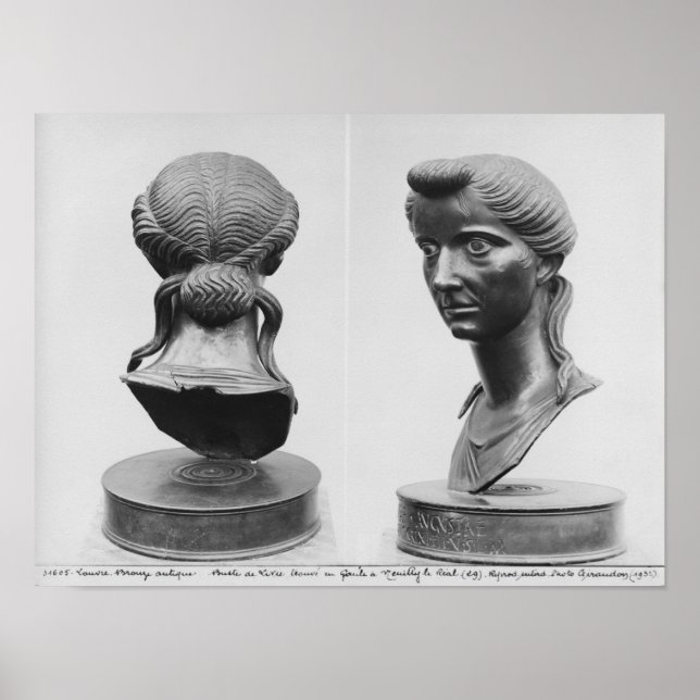 Two views of a bust of Livia Poster (Front)