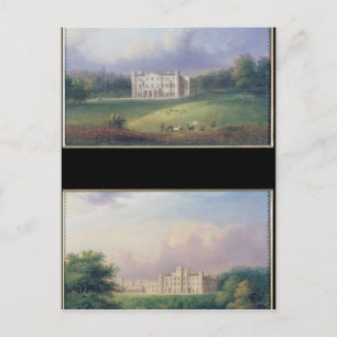 Two Views of Apley Priory Postcard
