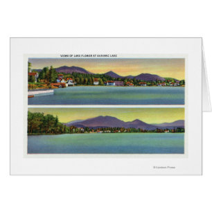 Two Views of Lake Flower