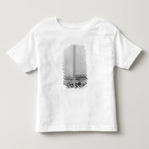 Two views of the construction of the Eiffel 2 Toddler T-Shirt