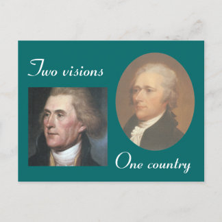 Two visions postcard