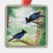 Two Watercolor Stellar Jay Birds Forest Trees  