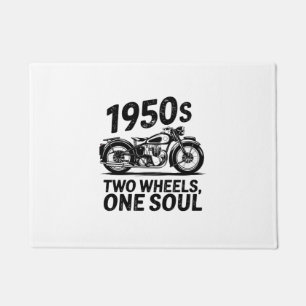 Two-Wheel, One-Soul Motorcycle Doormat