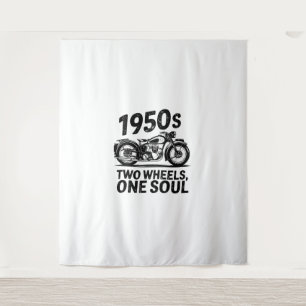 Two-Wheel, One-Soul Motorcycle Tapestry
