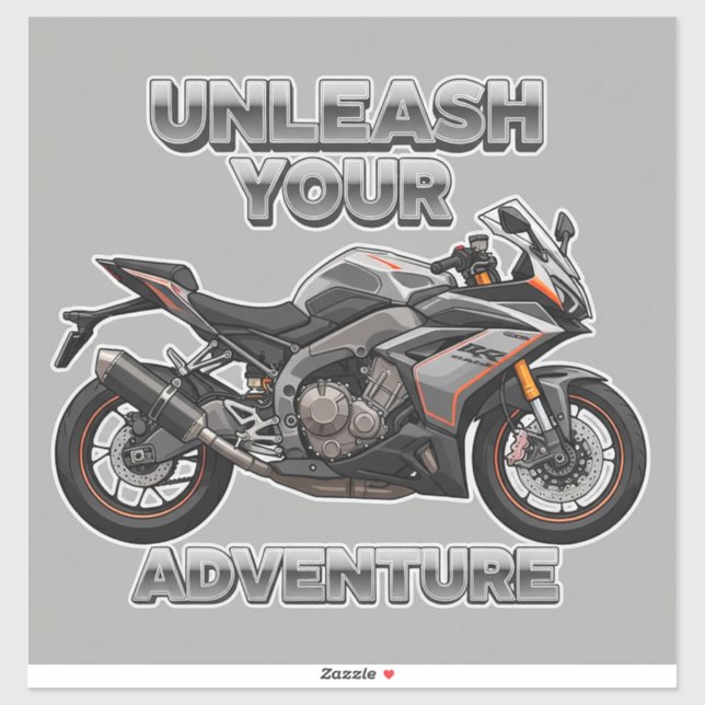 Two Wheels Motorcycle Sticker Art (Sheet)