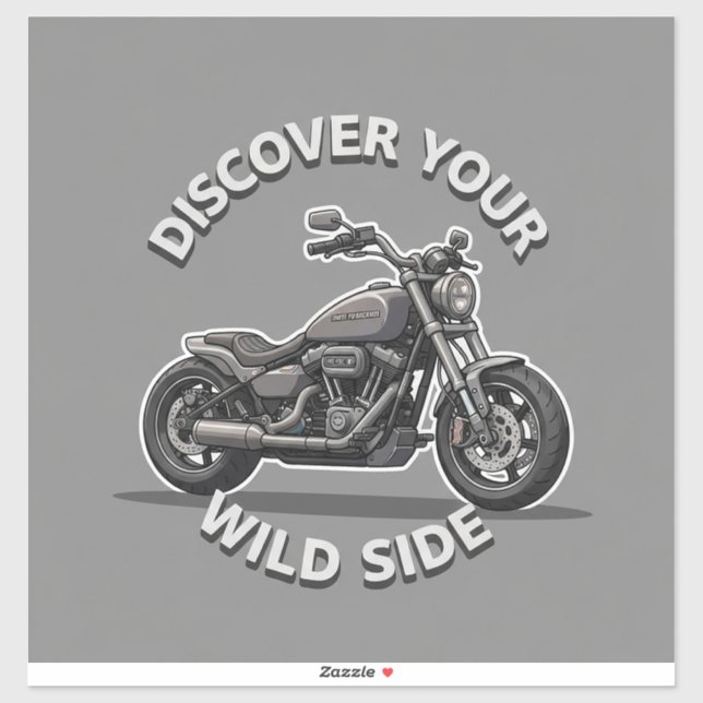 Two Wheels Motorcycle Sticker Art (Sheet)