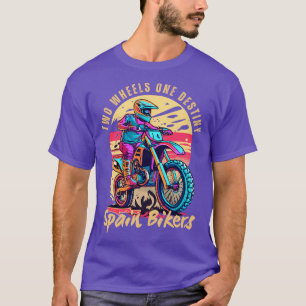 Two wheels one destiny Spain bikers T-Shirt