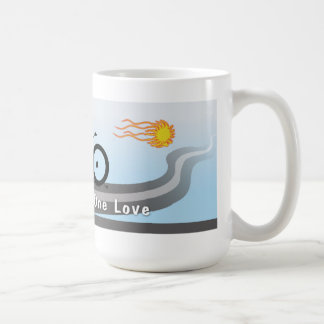 Two Wheels One Love Coffee Mug