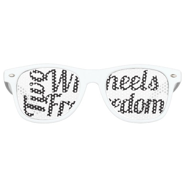 Two wheels to freedom sunglasses (Front)