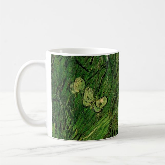Two White Butterflies by Vincent van Gogh Coffee Mug (Left)