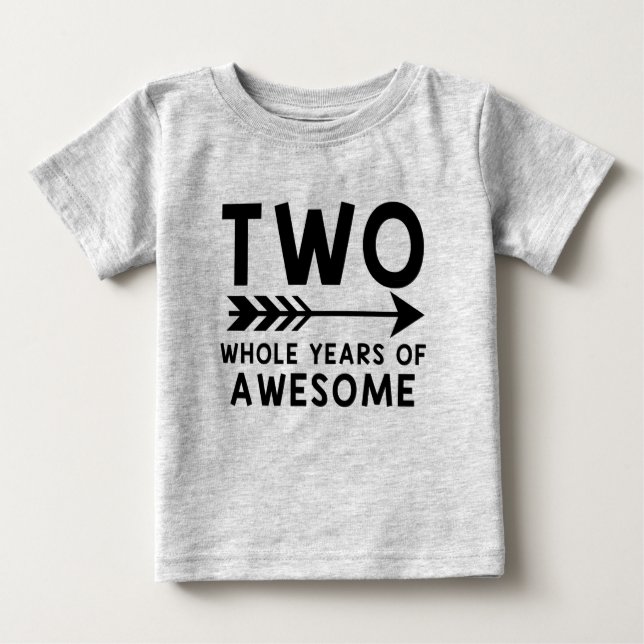 Two Whole Years of AWESOME Shirt (Front)