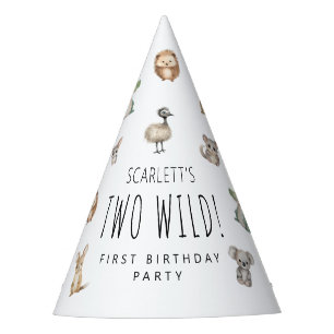 Two Wild! Aussie Animal Birthday Party Welcome Hat