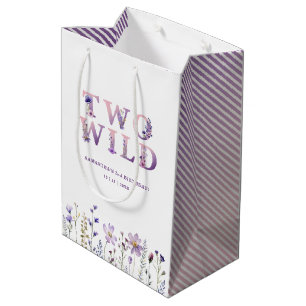 Two Wild Floral 2nd Birthday Gift Bag